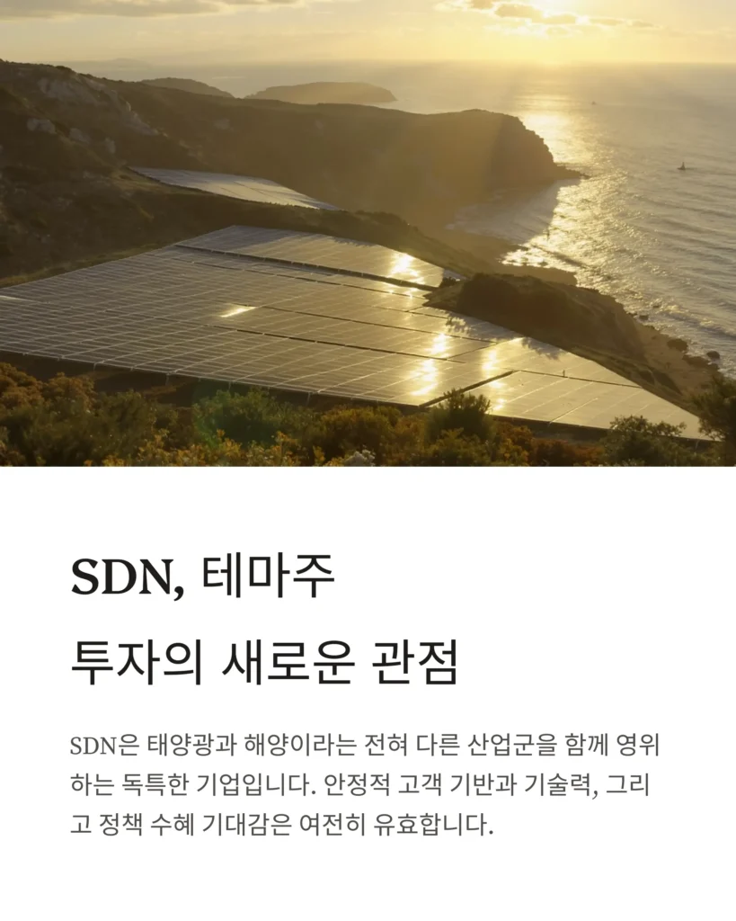 SDN 주가 전망 테마주